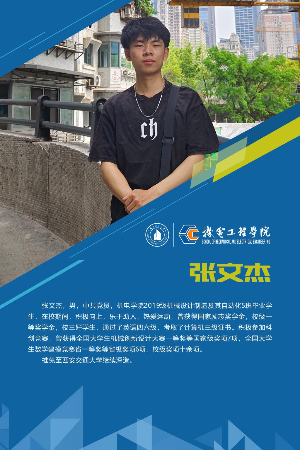 2023机电先进个人-张文杰